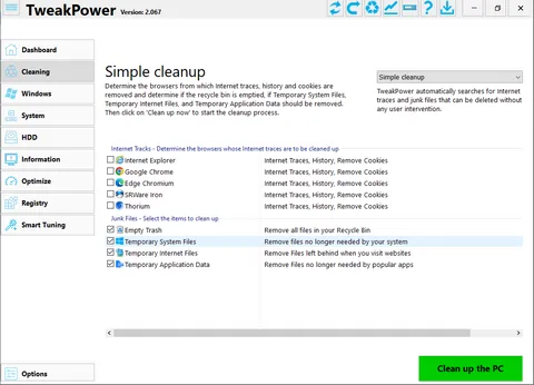 Download TweakPower for Windows