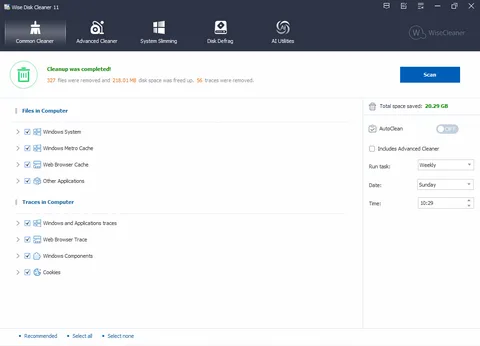 Download Wise Disk Cleaner for Windows
