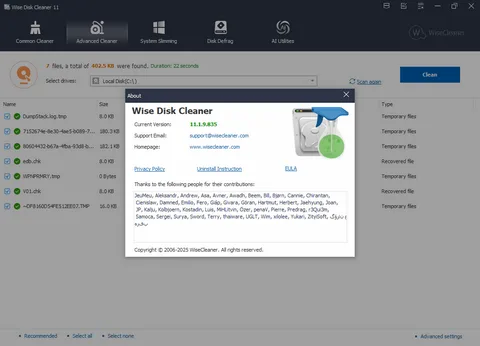 Download Wise Disk Cleaner for Windows