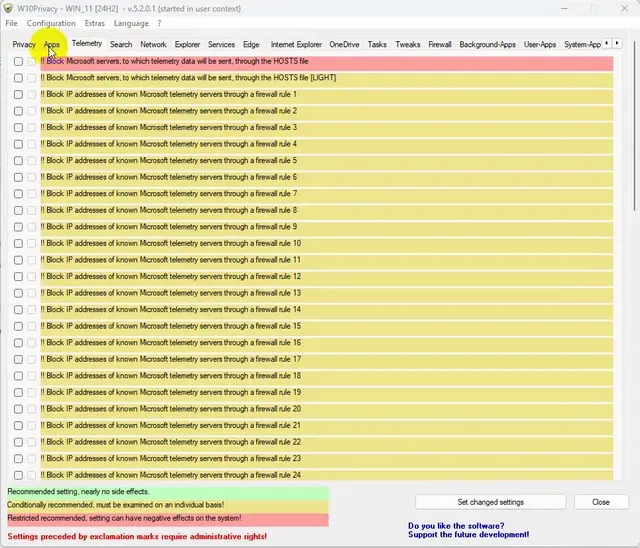 Download W10Privacy for Windows